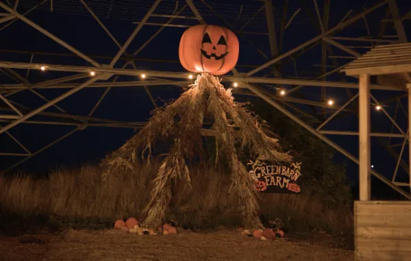 Green Barn Farm pumpkin man
